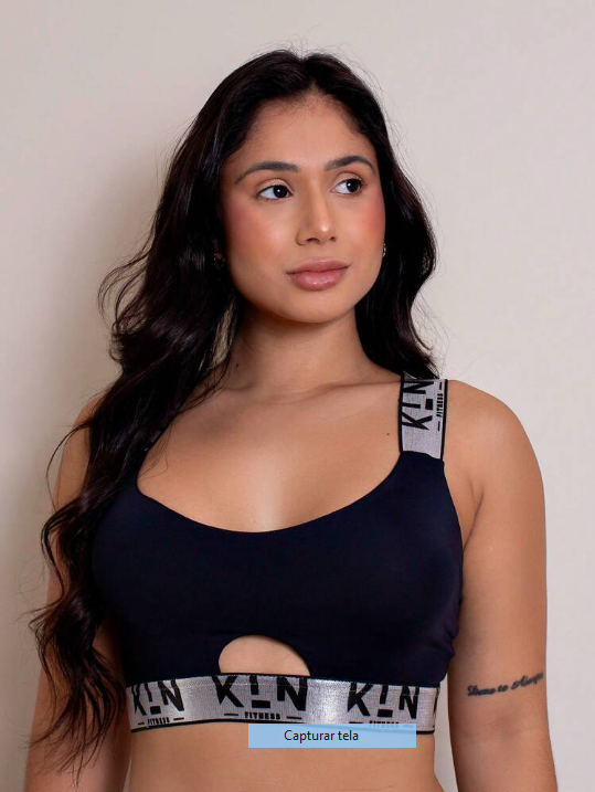 Top Academia POLIAMIDA Bojo Removível Alça Reforçada Personalizado KLN